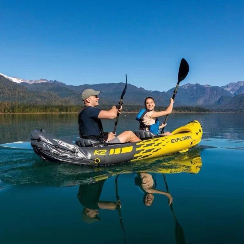 Outdoor Adventure Rafting - Bateau gonflable pour deux personnes, radeau,
