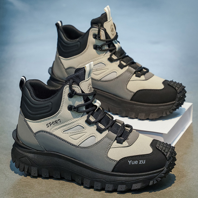 Outdoor Adventure Hiking - Bottes hautes pour hommes, doublure confortable