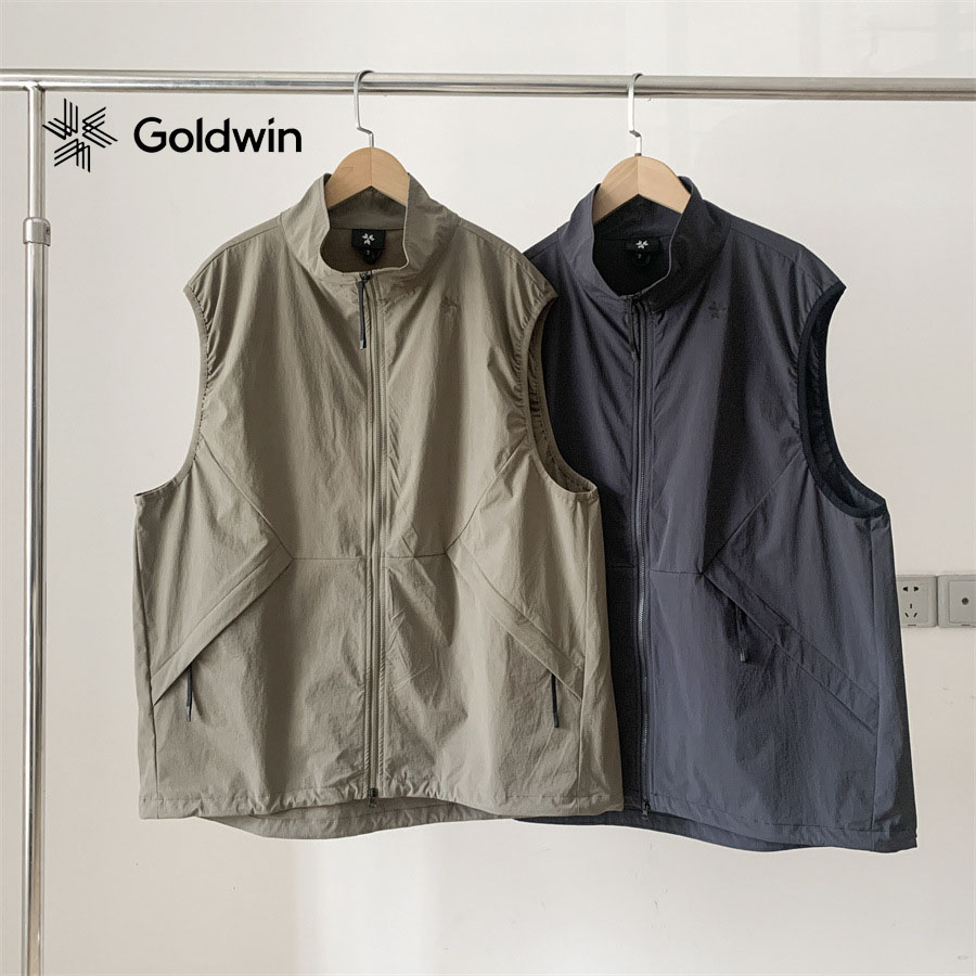 Outdoor Adventure Vest - GOLDWIN Gilet léger coupe-vent et imperméable