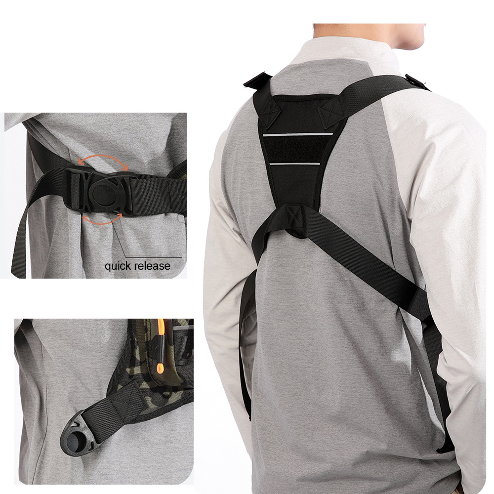Sac de poitrine de pêche pour  - Outdoor Adventure Vest avis et prix