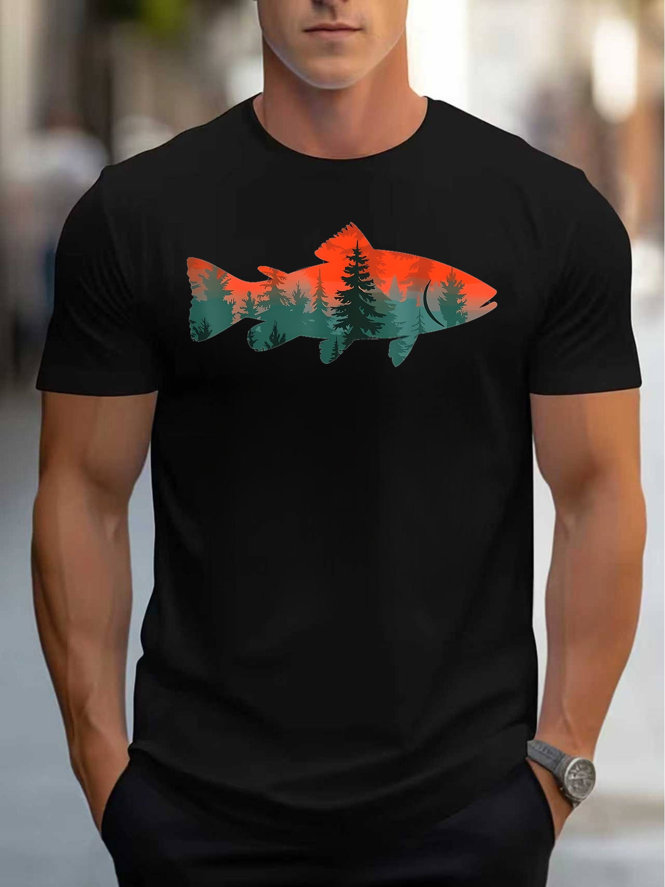 T-shirt pour homme inspiré de  - Outdoor Adventure Enthusiast avis et prix