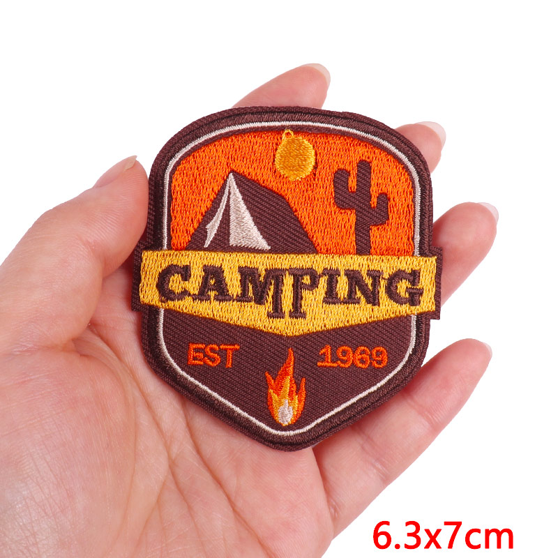 Patch brodé d'aventure de Camp - Outdoor Adventures Clothing avis et prix