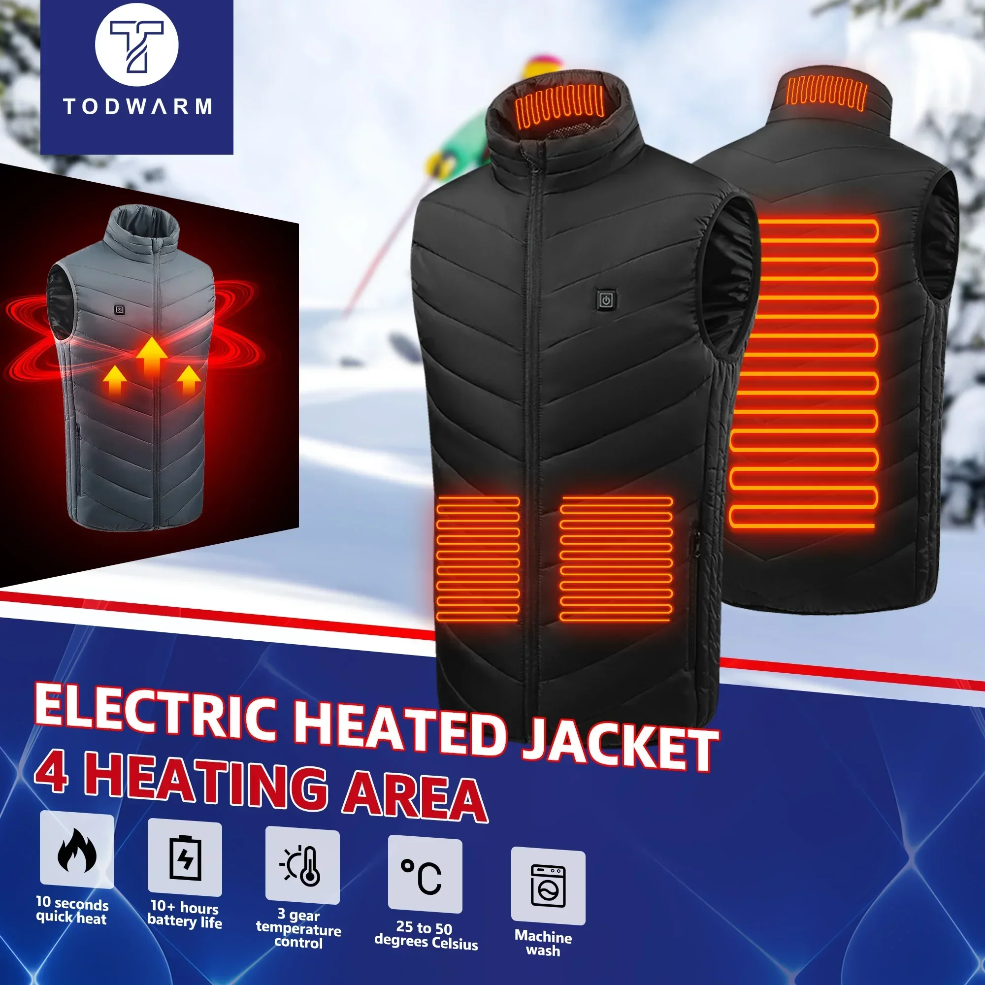 Veste chauffante USB Sportedly - Outdoor Adventure Vest avis et prix