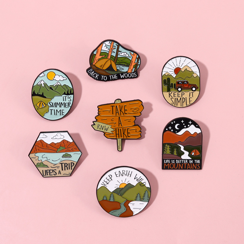 Broches en émail personnalisée - Outdoor Adventure Friends avis et prix